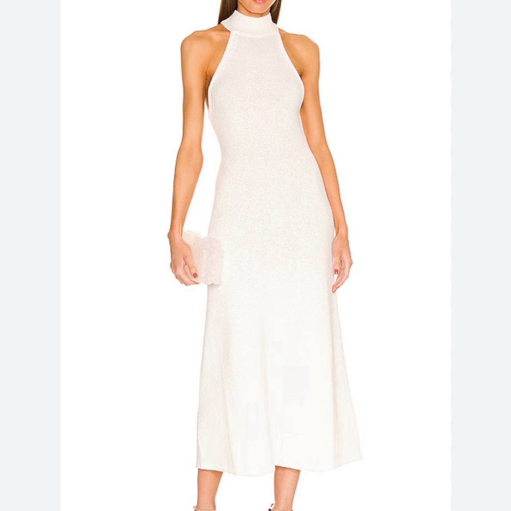 Chic Backless White Dress